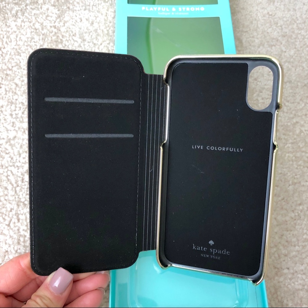 SALE⚡️Kate Spade iPhone 10 case and card holder - Picture 2 of 7